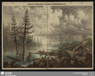Tafel 6: Jdeale Landschaft aus der Steinkohlenzeit
