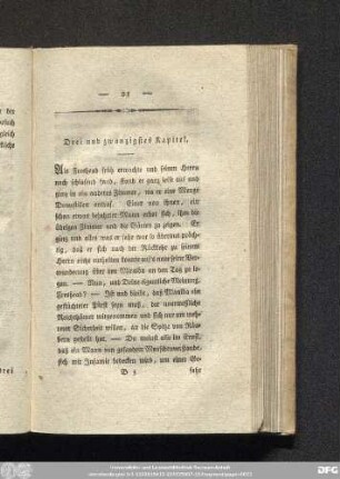 Drei und zwanzigstes Kapitel.