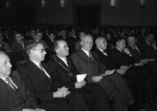 Freiburg: Kurbeltheater; Freisprechungsfeier 1954; Ehrengäste