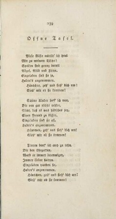 Offne Tafel.
