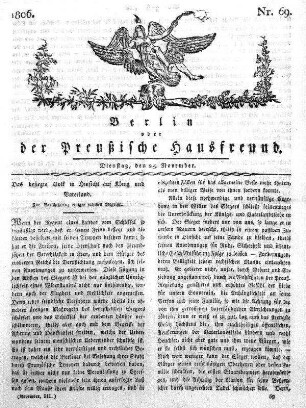 Nr. 69., 25. November 1806
