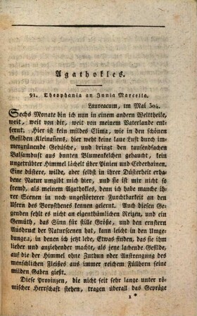 Schriften, 36. Agathokles ; [6]