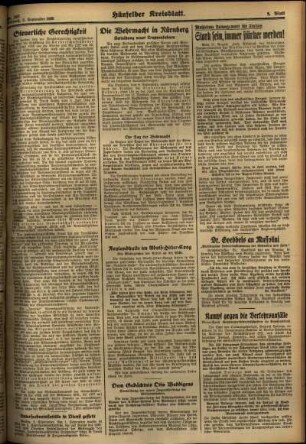 Zweite Ausgabe vom Mittwoch, den 02. September 1936.