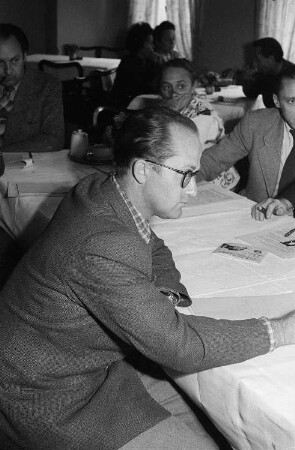 Tagung der Volksbühne im Berliner Künstlerklub Möwe : Tagungsteilnehmer