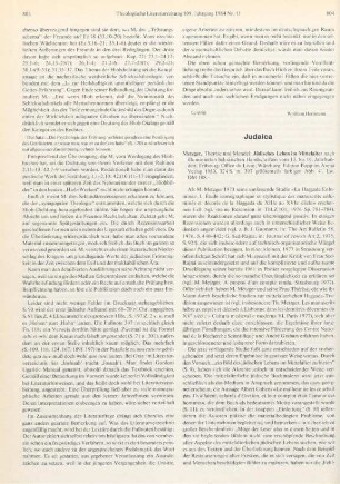 804-805 [Rezension] Metzger, Thérèse, Juedisches Leben im Mittelalter