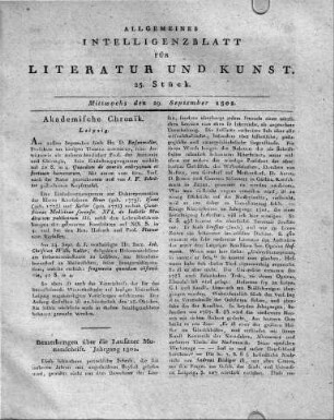 1802-09-29 : 25. Stück