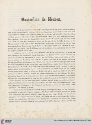 Maximilien de Meuron