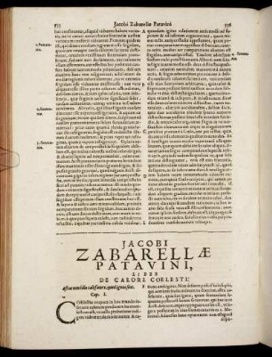 Liber De Calore Coelesti.