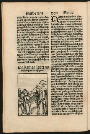 Da kamen leütt zu ir die begerten irs segens.