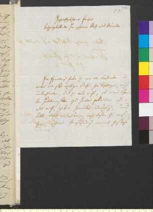 Brief von Baumgaertner, Albert Heinrich an Goethe, Johann Wolfgang von