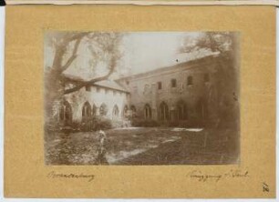 Paulikirche, Brandenburg/Havel: Ansicht Kreuzgang (aus: Skizzen- und Fotoalbum 12)