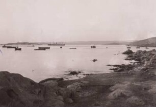 Lüderitzbucht mit Hafen : Namibia (ehem. Südwestafrika), Lüderitzbucht mit Hafen, 1936