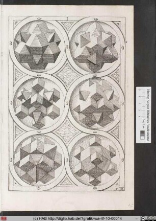 Sechs Hexaeder.
