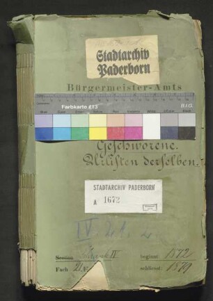 Geschworene: Urlisten derselben