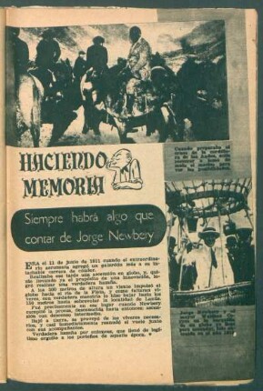Haciendo memoria: Siempre habrá algo que contar de Jorge Newbery