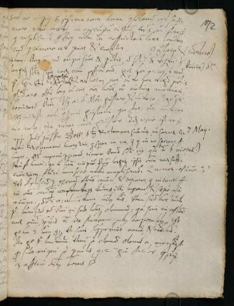 172r-182v, 7.-21. Mai 1582