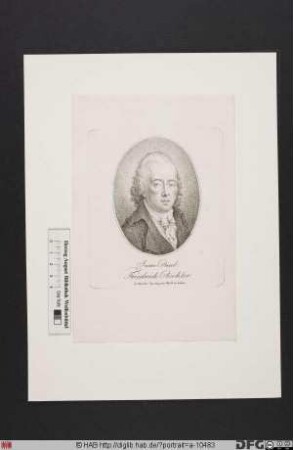 Bildnis Jean Paul (eig. Johann Paul Friedrich Richter)