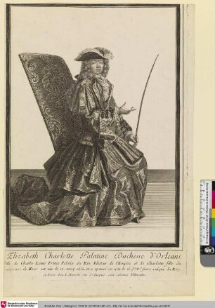 Elizabeth Charlotte Palatine Duchesse d'Orleans