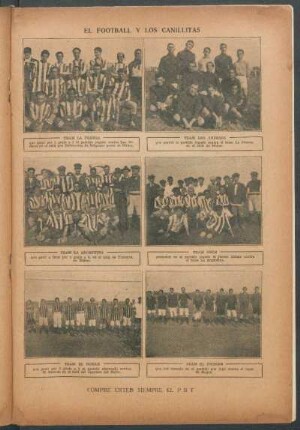 El football y los canillitos - [Fotografías]