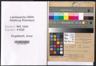 Entnazifizierung Anne Engelberth , geb. 12.05.1922 ()