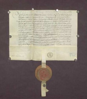 Lehen-Revers des Abts Georg im Kloster Schwarzach gegen den Bischof Philipp Christoph zu Speyer wegen erhaltener Belehnung über das von dem Stift Speyer zu Lehen rührende Kloster Schwarzach