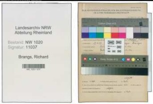 Entnazifizierung Richard Brangs , geb. 17.04.1907 (Schuhmacher)