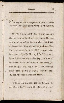 Nun auch an Sie, meine geehrtesten Leser und schöne Leserinnen!