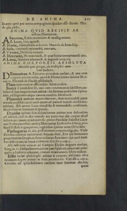 Anima quid recipit ab influxu planetarum.