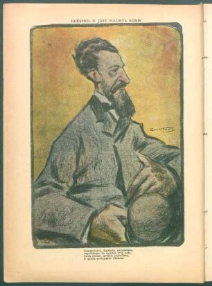 Huésped: D. José Zuleta Gomis - [Dibujo]