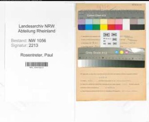 Entnazifizierung Paul Rosentreter , geb. 24.04.1901 (Landwirt)