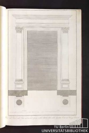 Tav. 31 Una delle porte della sala nel secondo piano nobile detta la sala delle quattro porte nel Palazzo Ducale