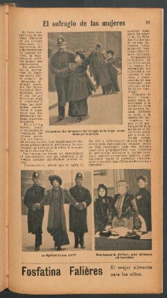 El sufragio de las mujeres