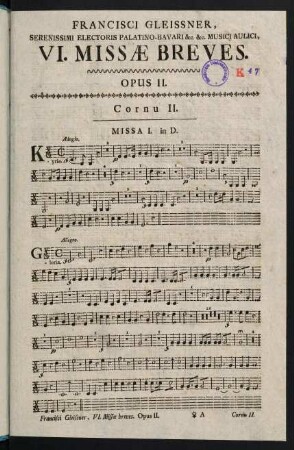 1-6, Missa I. - Missa II.