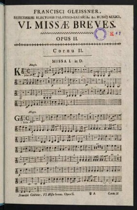 1-6, Missa I. - Missa II.