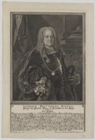 Bildnis des Johann Matthias Bansa