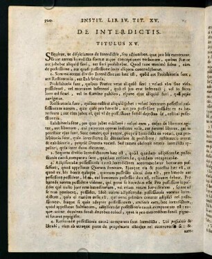 720-733, DE INTERDICTIS.