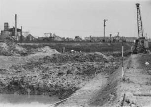 Deichbau in Büsum/Nordsee