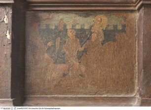 Antonius Abbas-Triptychon, Predella: Das Martyrium der heiligen Agatha