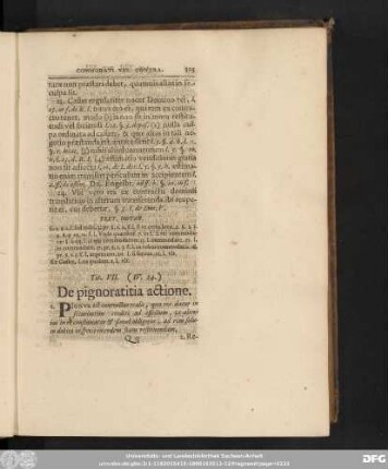 Tit. VII. (IV. 24.) De pignoratitia actione.