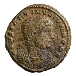 Münze, Follis, Aes 3, 330 - 333 n. Chr.