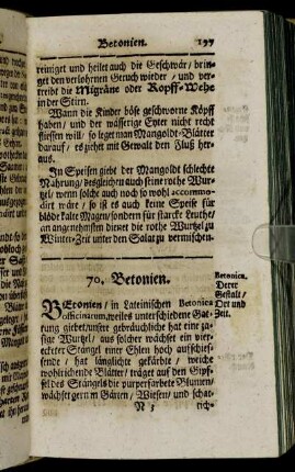 70. Betonien. - 82. Täschel-Kraut.