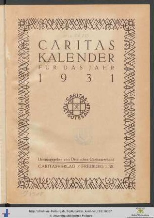 Caritas-Kalender
