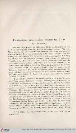 5: Kunstzustände eines reichen Klosters um 1700