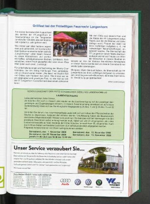 Grillfest bei der freiwilligen Feuerwehr Langenhorn