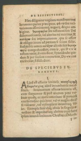 De Speciebus Iuramenti.