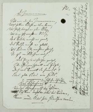 Autograph: Der Zimmermann