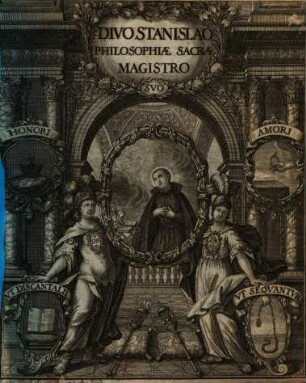 Divo Stanislao philosophiae sacrae magistro suo