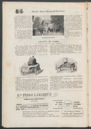 Lección de magia : desaparición del diablo