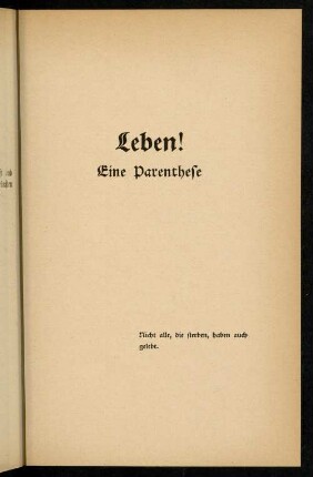 59-74, Leben!