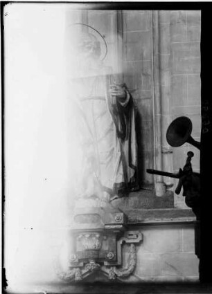 Salem Münster - Klosterkirche Maria Himmelfahrt Mittelschiff Apostelstatue
